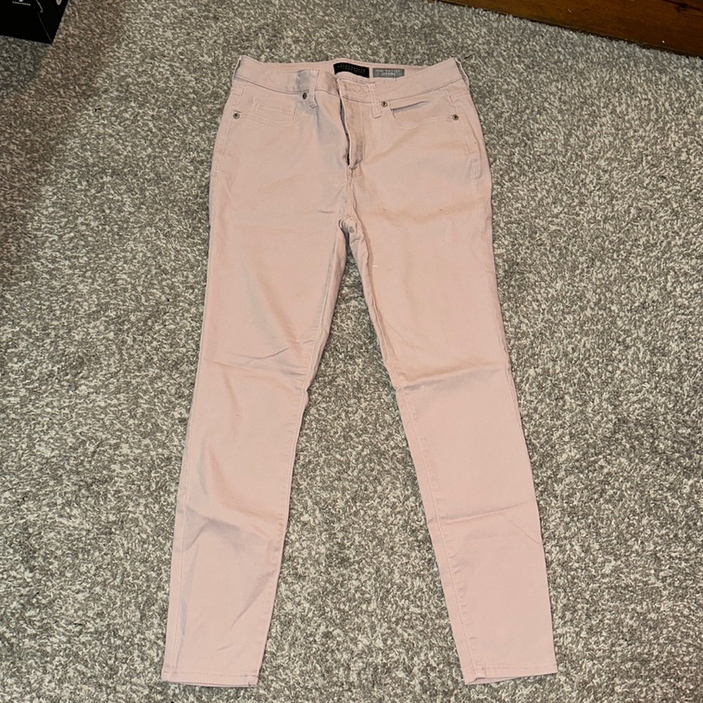 Light Pink High Waisted Skinny Jeans